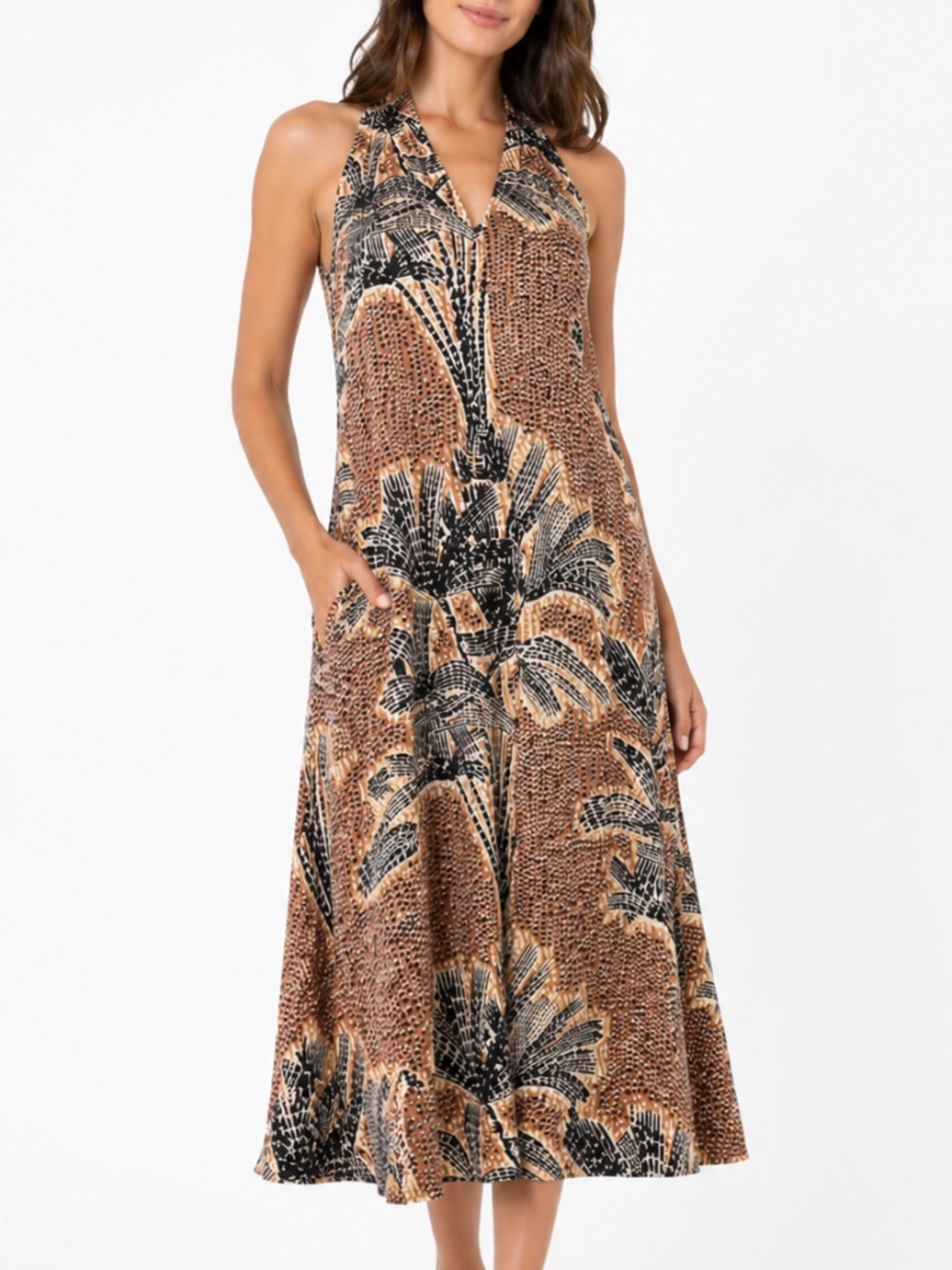NIC + ZOE - Dotty‎ Palms Maxi Dress